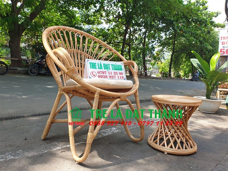 Ghế Mây Để Ban Công - GMBC002